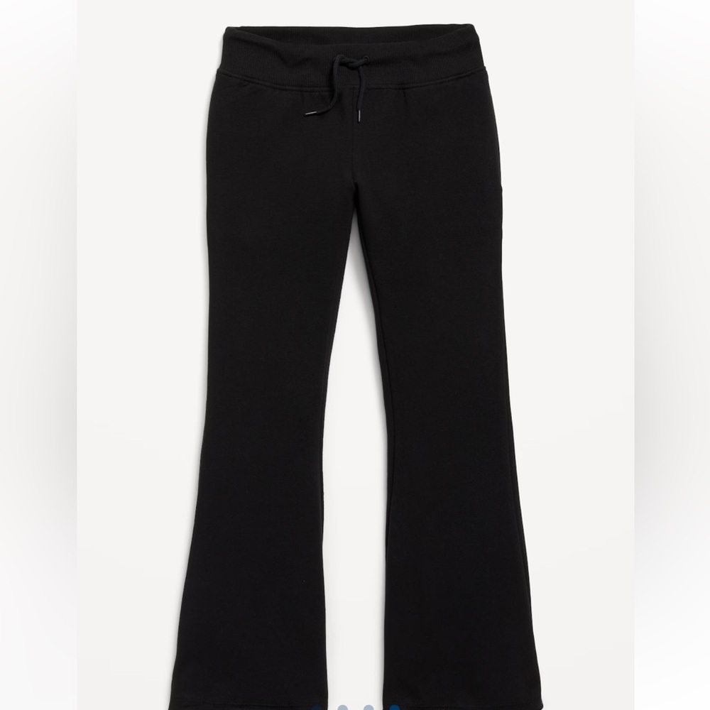 Mid-Rise Flare-Leg Fleece Sweatpants for Girls size 6-7 small